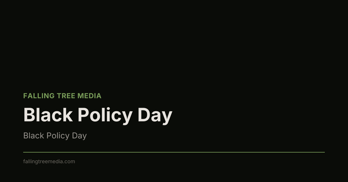 Black Policy Day