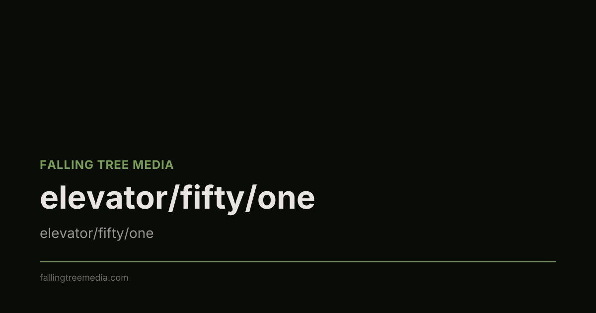 elevator/fifty/one