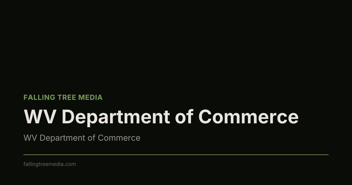 WV Department of Commerce