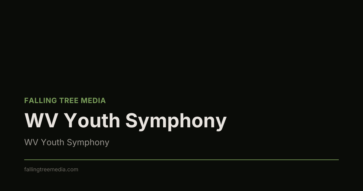 WV Youth Symphony